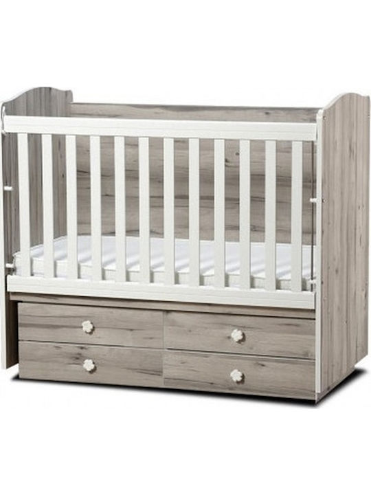 Dizain Baby Κούνια Πολυμορφική Dessy North Oak για Στρώμα 60x120cm