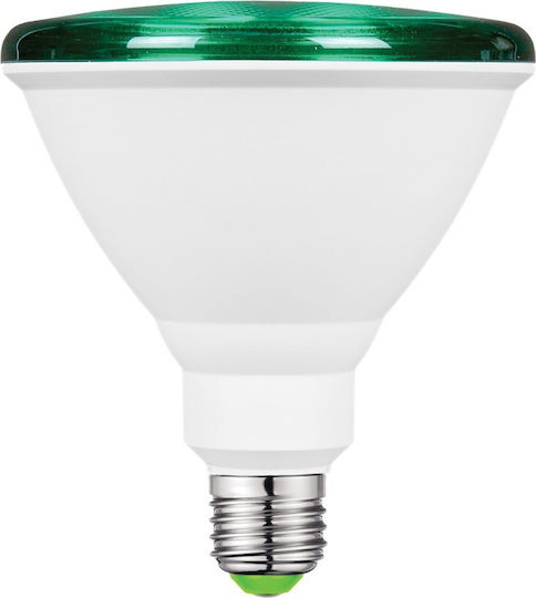 VK Lighting Bec LED 10W 133mm pentru Soclu E27 și Formă PAR38 Verde 900lm