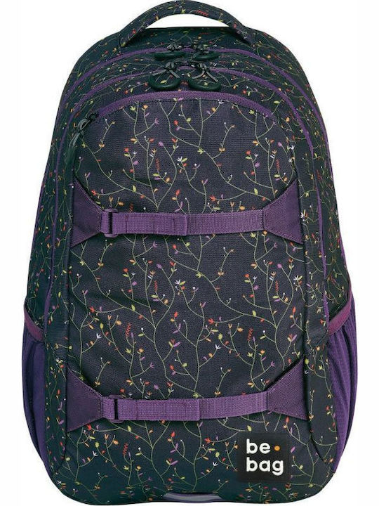 Pelikan Be.Bag Explorer Flower Wall School Bag Backpack Junior High-High School in Black color 27lt