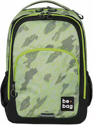 Pelikan Be.Bag Ready Abstract Camouflage Schulranzen Rucksack Junior High-High School in Grün Farbe 30Es
