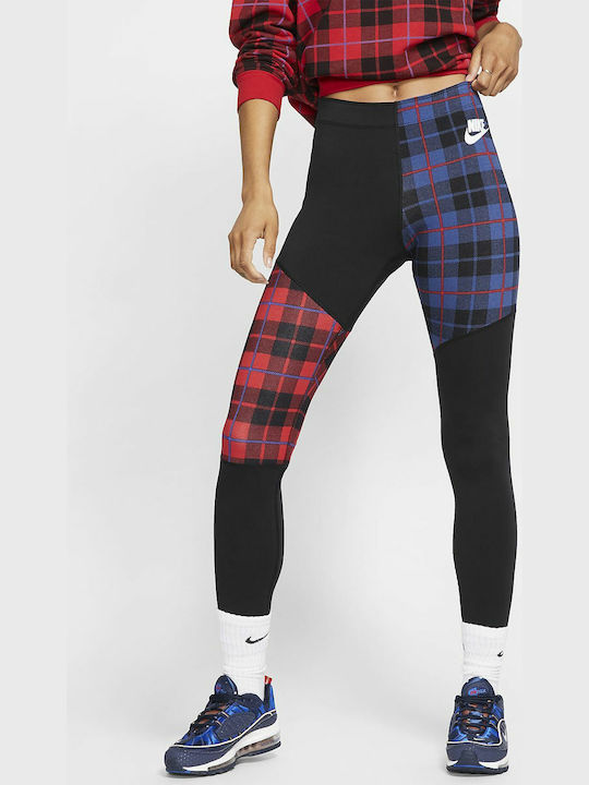 Nike Sportswear Plaid Women's Long Training Leg...