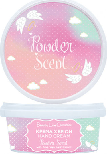 Beauty Line Powder Scent Feuchtigkeitsspendende Handcreme und Nägel 50ml