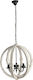 Artekko Calder Πολυέλαιος 5xE27 Ø57.15cm με Κεράκια Λευκός 36407