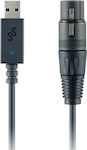 Soundswitch Micro-Dmx Interfață pentru Consolă de Iluminat / 1 Intrare XLR și Conexiune USB (pentru PC)