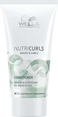 Wella Nutricurls Waves & Curls Conditioner Αναδόμησης/θρέψης 30ml