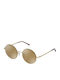 Sting Women's Sunglasses with Gold Metal Frame and Gold Mirror Lens SST137 8FFG