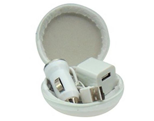 OWI Car and Wall Set with USB-A Port and Cable micro USB Whites (A1902-004)