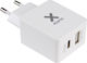Xtorm Wireless Charger with USB-A and USB-C Ports 15W White