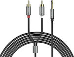 Hoco 3.5mm male - RCA male Cable Gray 1.5m (UPA10)