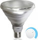 Elvhx LED крушка 12W за фасунга E27 и форма PAR38 Зелен 420лм