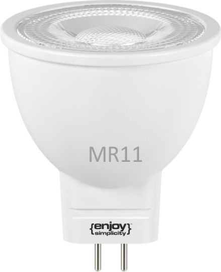 Elvhx LED Bulb 2.6W for Socket GU4 and Shape MR11 Cool White 250lm