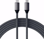 Satechi Geflochten USB 3.1 Kabel USB-C männlich - USB-C 100W Schwarz 2m (ST-TCC2M)