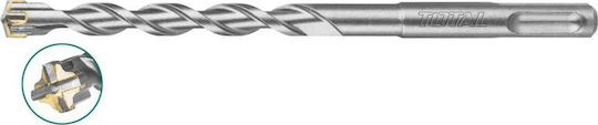 Total Four-Cut Diamond Drill Carbide with SDS Plus Shank for Masonry και Metal 14x210mm