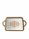 Karvounis Wedding Tray from Plastic with Mirror Rose Gold
