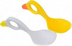 I Can Baby Set with Spoons made of Plastic Yellow 2pcs