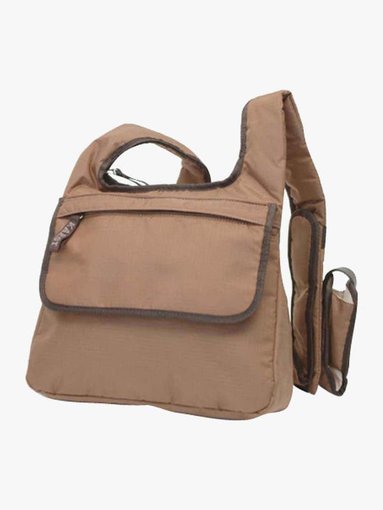 Karst 178-027 Brown School Bag Shoulder Junior High-High School in Brown color