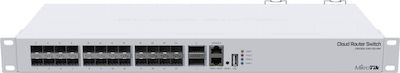 MikroTik CRS326-24S+2Q+RM Managed L2 Switch με 1 Θύρες Ethernet και 24 SFP Θύρες