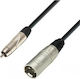 Prostage Kabel XLR-Stecker - RCA-Stecker Schwarz 7m BRCM-07