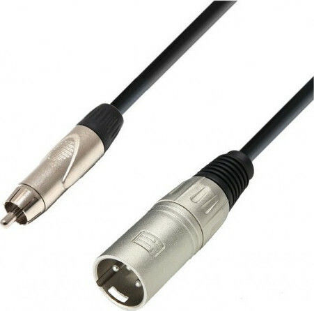 Prostage Kabel XLR-Stecker - RCA-Stecker Schwarz 7m BRCM-07