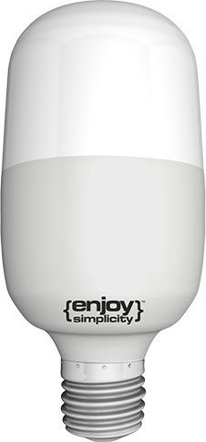 Elvhx Λάμπα LED 20W 80mm για Ντουί E27 και Σχήμα T80 Ψυχρό Λευκό 1800lm