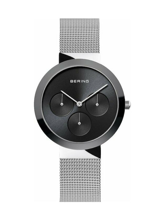 Bering Time Ceas cu Argintiu Brățară Metalică 35036-002