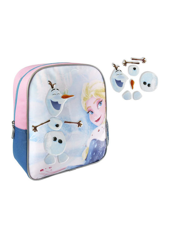 Cerda Elsa Frozen School Bag Backpack Kindergarten Light Blue with Water bottle holder