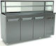 Inox Dobros Фризерна Витрина с 2 Нива 180x70x130см