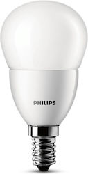 Philips Λάμπα LED 6W για Ντουί E14 Θερμό Λευκό