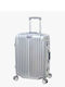 Bartuggi 721-01 Medium Travel Suitcase Hard Silver with 4 Wheels Height 67.5cm 721-01.60-silver