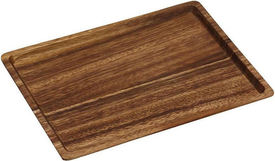 Espiel Дърво Поднос за сервиране в Кафяв Цвят 30.5x23x2см BAG108 1бр