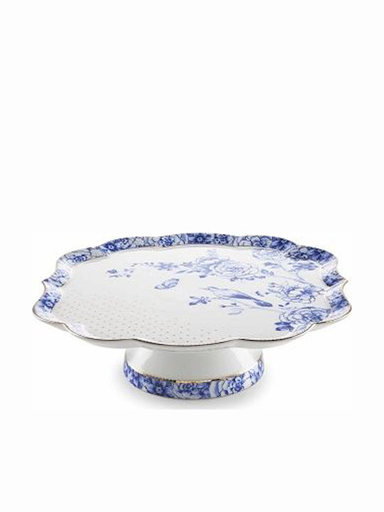 PiP Studio Royal Cake Stand Porcelain Pedestal White 24x24εκ.