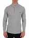 Polo Langarmbluse Gray