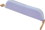 Legami Milano Soft Touch Cute Pencil Case with 1 Compartment Lilac