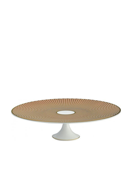 Raynaud Limoges Тортна Форма Порцелан Tresor Large Бежова Порцеланова