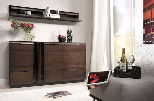 Regal Wand Morty 16627799 160x25x23εκ. Braun Regal Wand Morty 16627799 160x25x23εκ. Braun