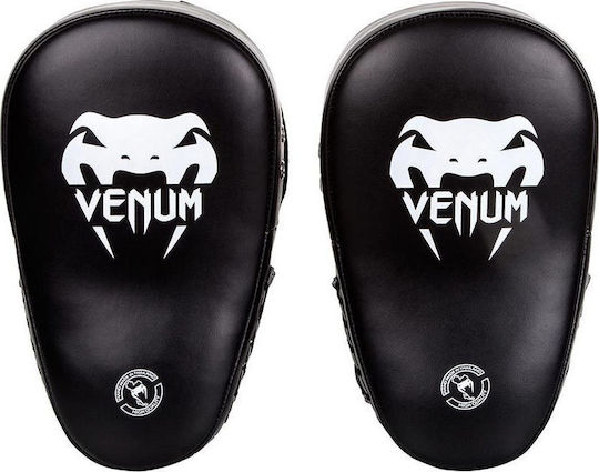 Venum Elite Big Focus Mitts Στόχοι Χειρός Πολεμικών Τεχνών 2τμχ Μαύροι