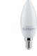 Elmark Λάμπα LED 8W 100mm για Ντουί E14 και Σχήμα C37 Θερμό Λευκό 800lm