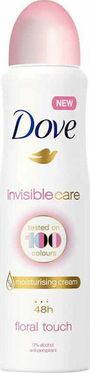 Dove Invisible Care Tested on 100 Colours Floral Touch Αποσμητικό 48h σε Spray 250ml