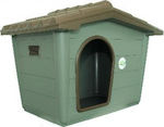 MP Bergamo Sprint Eco Dog House Plastic Outdoor Green 79x56x60cm