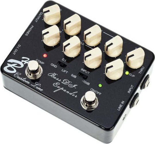 Harley Benton Custom Line Bass DI-Expander Pedals Preamp Electric Guitar and Electric Bass