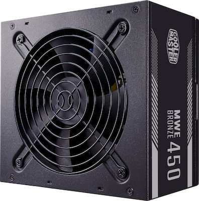 CoolerMaster MWE 450 Bronze rev. 2.0 450W Negru Sursă de Alimentare Calculator Complet cu fir 80 Plus Bronze