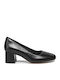 Clarks Anatomic Leather Pointed Toe Black Medium Heels Sheer Rose