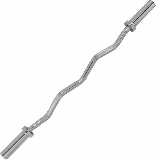 Tunturi Bară încovoiată Tip olimpic de 50 mm 10kg Lungime 120cm cu coliere cu șuruburi
