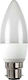 Optonica SP6-A8 LED Bulb 6W for Socket B22 and Shape C35 Warm White 480lm
