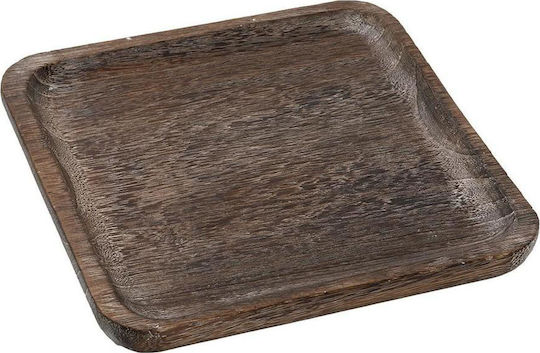 Espiel Wooden Serving Platter 25x25x5cm
