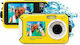 GoXtreme Reef Compact Φωτογραφική Μηχανή 8MP με Οθόνη 2.7" και Ανάλυση Video Full HD (1080p) Κίτρινη