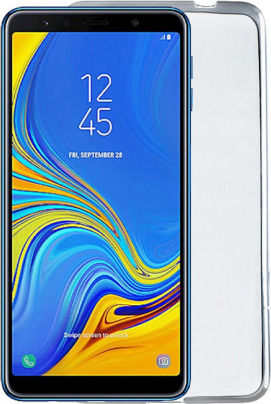Volte-Tel Slimcolor Air Back Cover Σιλικόνης Διάφανο (Galaxy A7 2018)