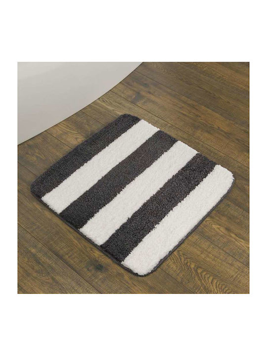 Sealskin Antiderapant Covoraș de Baie Microfibra Pătrat Linje 291656814 Gri 60x60buc
