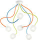 Ideal Lux Octopus Ceiling Mount Light 50cm Multicolor with Socket G9
