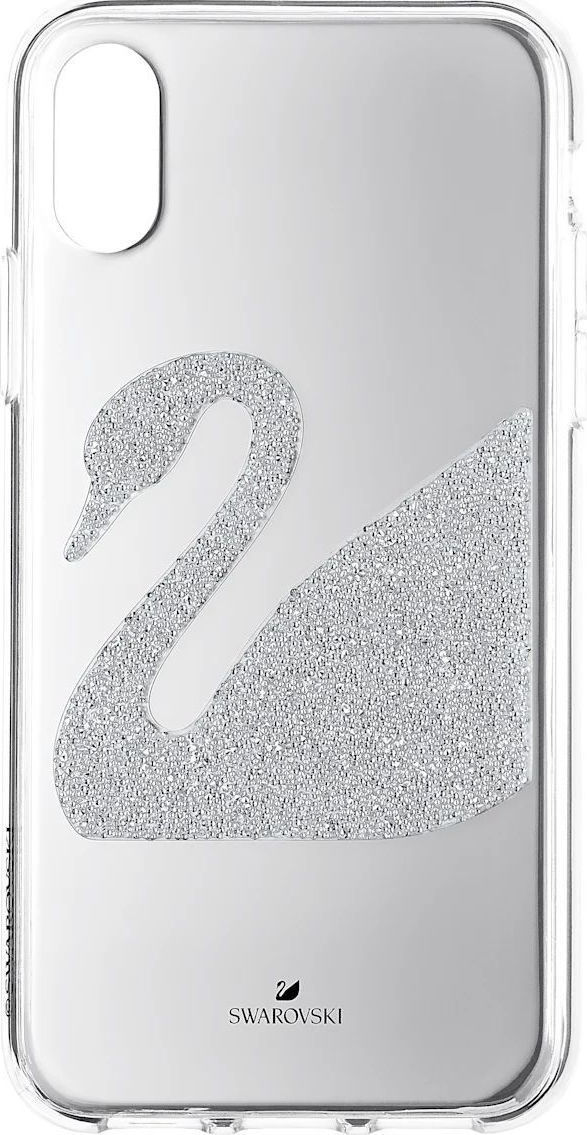 Swarovski Swan Back Cover Πλαστικό Γκρι (iPhone X / Xs) - Skroutz.gr